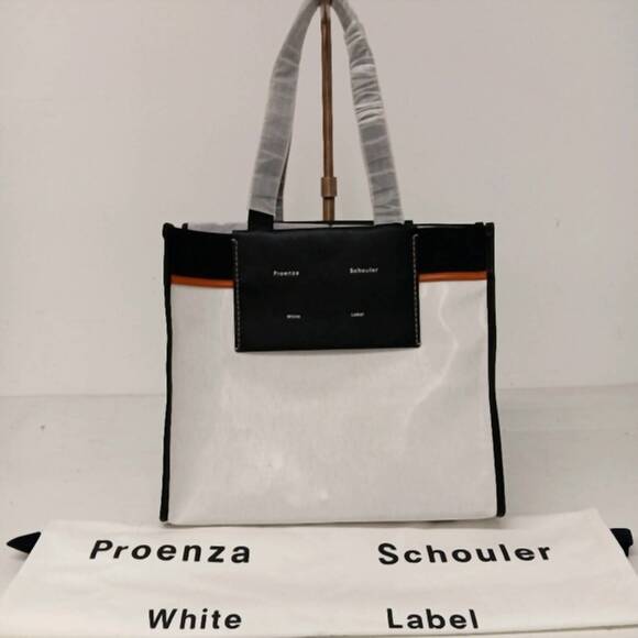 PROENZA SCHOULER WHITE LABEL Handbags - NEW PROENZA SCHOULER WHITE LABEL women's xl morris coated canvas tote crimson ba